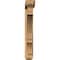 Ekena Millwork Balboa Craftsman Smooth Bracket w/ Offset Brace, Western Red Cedar, 5 1/2"W x 32"D x 38"H BKT0604X32X38BOA04SWR - alternate 3